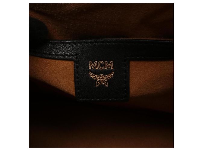 MCM Stark Visetos Rucksack/Handtasche in Black Schwarz - Ansicht 4
