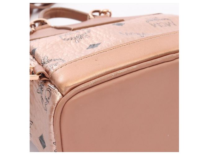 Zaino/Borsa MCM STARK Visetos D'oro - vista 10