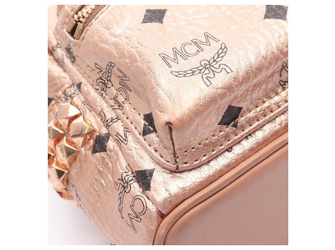 Zaino/Borsa MCM STARK Visetos D'oro - vista 6