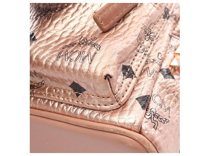 Zaino/Borsa MCM STARK Visetos D'oro - vista 7