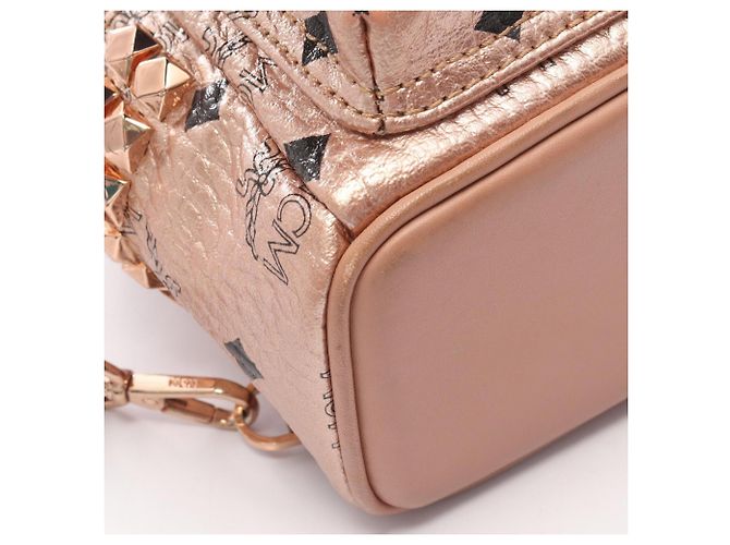 Zaino/Borsa MCM STARK Visetos D'oro - vista 9