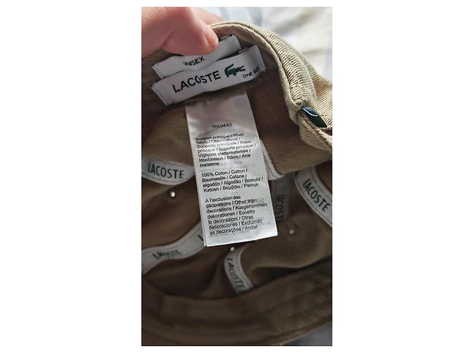 Lacoste beige cotton cap - view 10