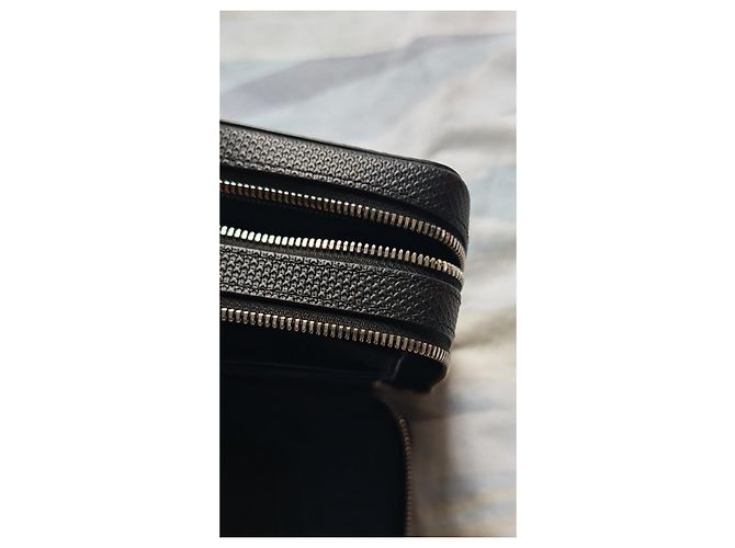 Lacoste black leather clutch - view 13