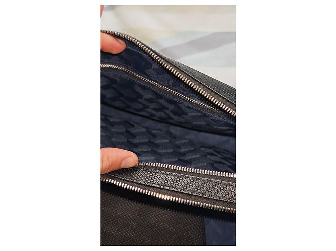 Lacoste black leather clutch - view 15