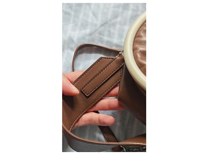 Weekend Max Mara Borsa a mano in pelle marrone - vista 10