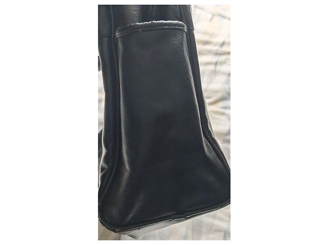 Borsa da viaggio in pelle nera Giorgio Armani Nero - vista 15