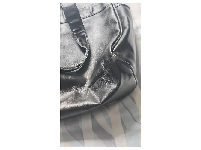 Borsa da viaggio in pelle nera Giorgio Armani Nero - vista 8