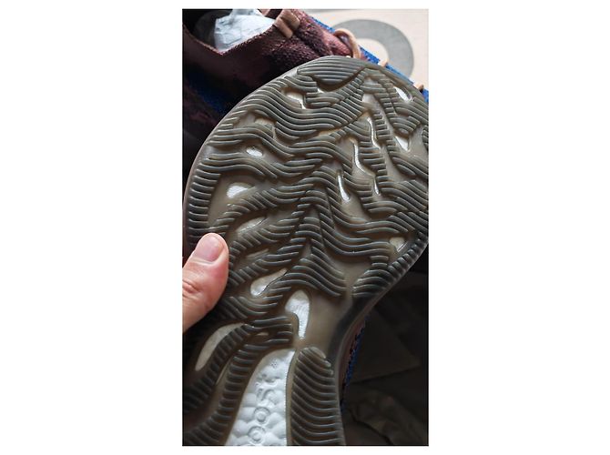 Sneakers Adidas Yeezy Boost 380 Azure Marrone Blu - vista 13