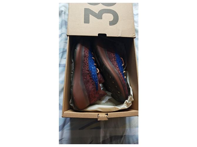Sneakers Adidas Yeezy Boost 380 Azure Marrone Blu - vista 4