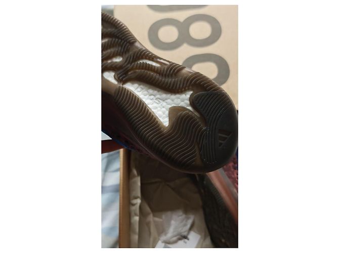 Sneakers Adidas Yeezy Boost 380 Azure Marrone Blu - vista 8