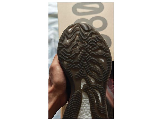 Sneakers Adidas Yeezy Boost 380 Azure Marrone Blu - vista 9