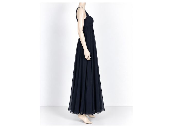 Diane von Furstenberg Vestido Asti Two de mezcla de seda Negro - vista 3
