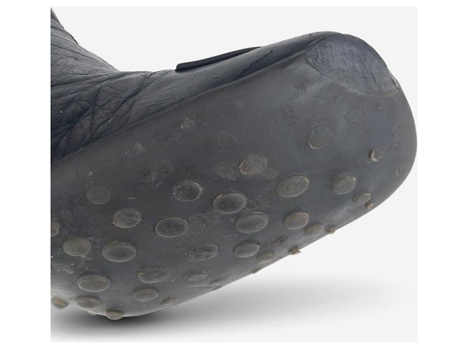 Stivali Biker Miu Miu AW99 con punta quadrata e 'Bubble Sole' Nero - vista 9