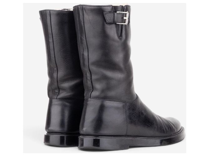 Stivali Biker foderati in pelliccia Gucci by Tom Ford anni 2000 Nero - vista 2