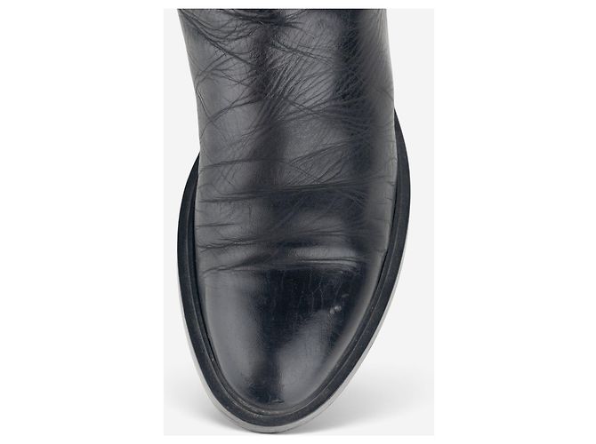 Stivali Biker foderati in pelliccia Gucci by Tom Ford anni 2000 Nero - vista 7