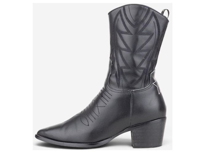 Botas Western Cowboy ‘Jadior’ Star Dior Negro - vista 3