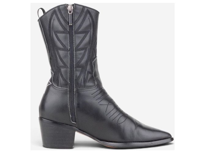 Botas Western Cowboy ‘Jadior’ Star Dior Negro - vista 4