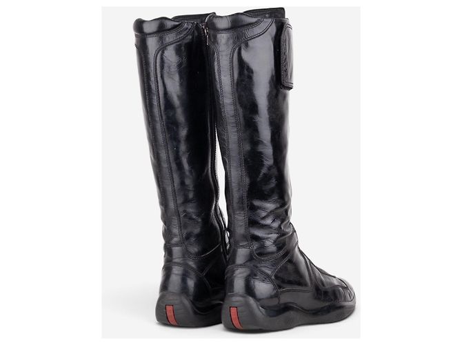 Botas sneaker Prada 2000s Americas Cup Negro - vista 2