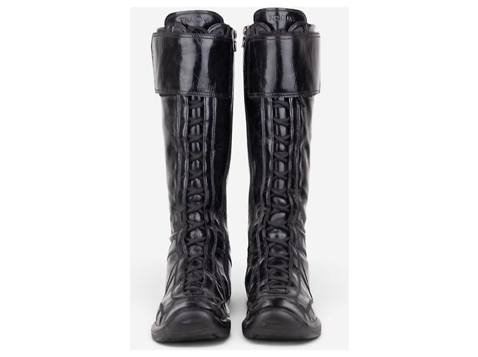 Botas sneaker Prada 2000s Americas Cup Negro - vista 5
