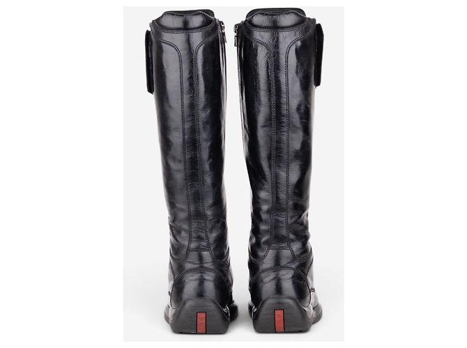 Botas sneaker Prada 2000s Americas Cup Negro - vista 6