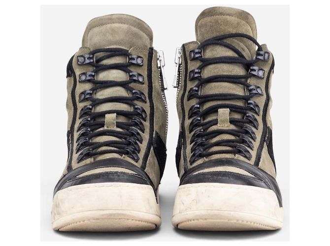 Balmain x H&M AW14 Basket High-Top Sneaker Beige - Ansicht 5