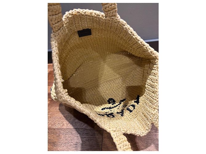 Prada Raffia Tote Bag Beige - Ansicht 6