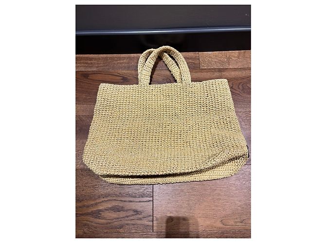 Prada Raffia Tote Bag Beige - Ansicht 9