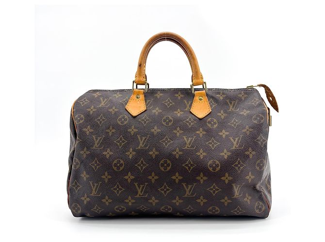 Louis Vuitton Speedy Monogram Canvas 35 Marron - vue 2