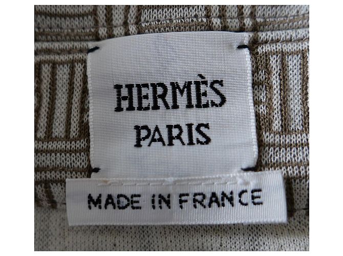 Hermès Mosaique Weave Bomberjacke Beige Hellbraun - Ansicht 7