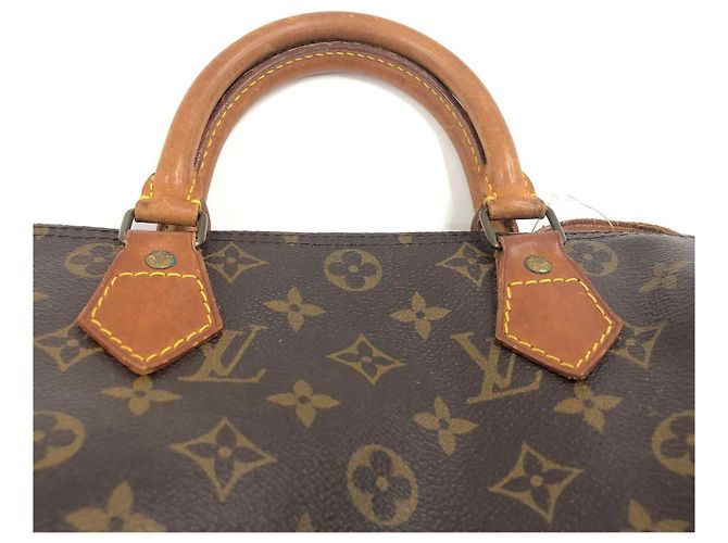 Louis Vuitton Speedy Monogram Multicolor 30 Marrone - vista 3