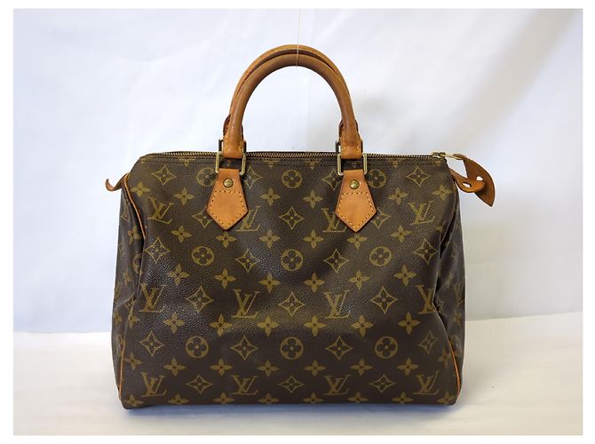 Louis Vuitton Speedy Monogram Canvas 30 Marrone - vista 3