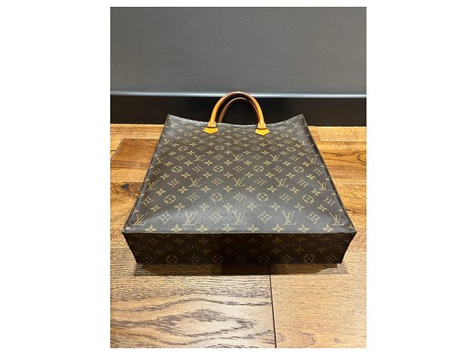 Louis Vuitton Sac Shopping Monogram Marrone Monogramma - vista 11