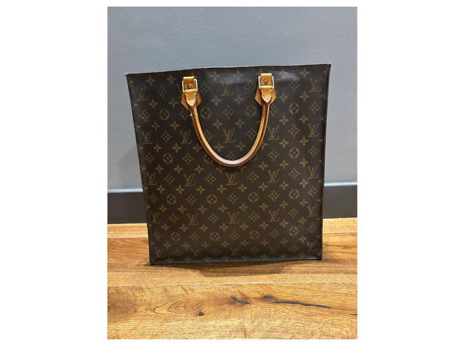 Louis Vuitton Sac Shopping Monogram Marrone Monogramma - vista 12