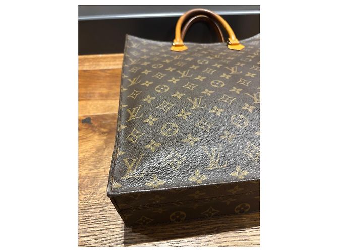 Louis Vuitton Sac Shopping Monogram Marrone Monogramma - vista 7