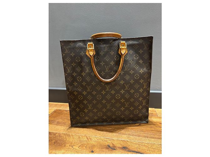 Louis Vuitton Sac Shopping Monogram Marrone Monogramma - vista 9