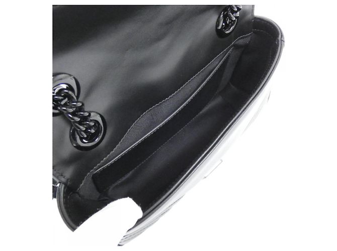 Borsa a tracolla Gucci GG Marmont 446744 DTDFV Nero - vista 8