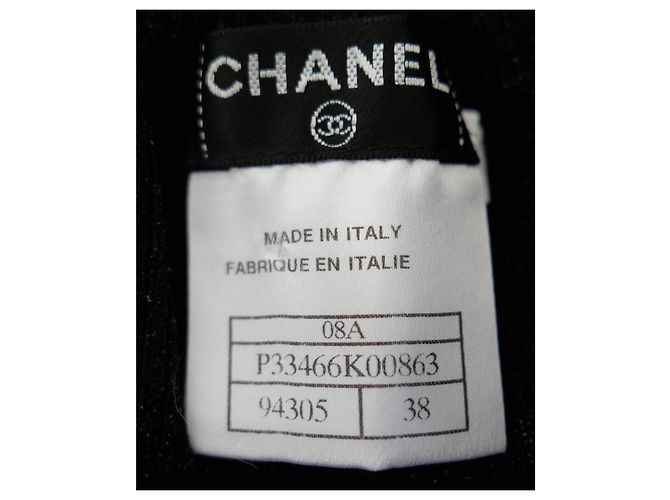 Chanel Pantalones Balloon de punto Lurex negro Pre-Fall 2008 - vista 10