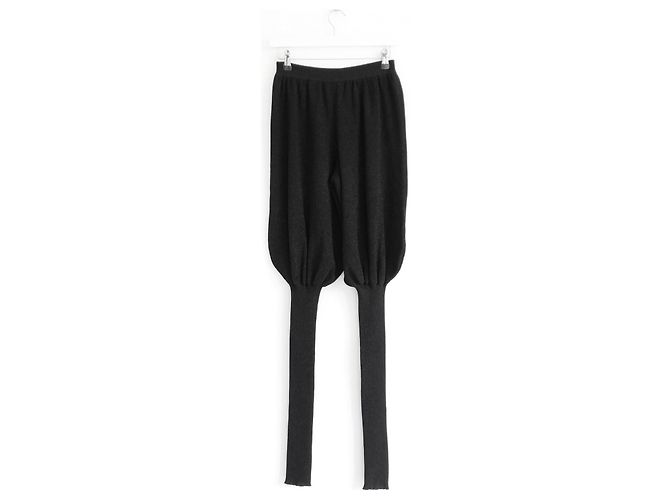 Chanel Pantalones Balloon de punto Lurex negro Pre-Fall 2008 - vista 9