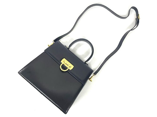 Salvatore Ferragamo Gancini Handtasche Schwarz - Ansicht 5