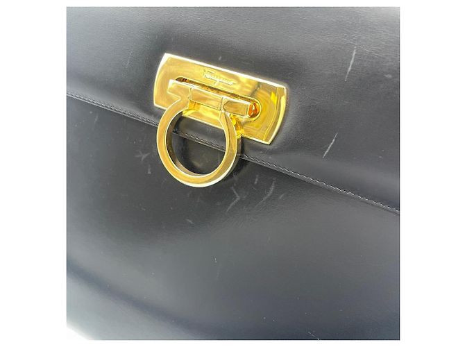 Borsa Salvatore Ferragamo Gancini Nero - vista 6