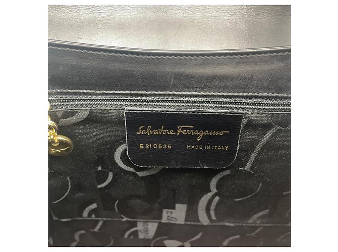 Borsa Salvatore Ferragamo Gancini Nero - vista 9
