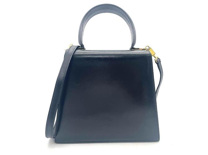Borsa Mini Gancini Salvatore Ferragamo Nero - vista 3