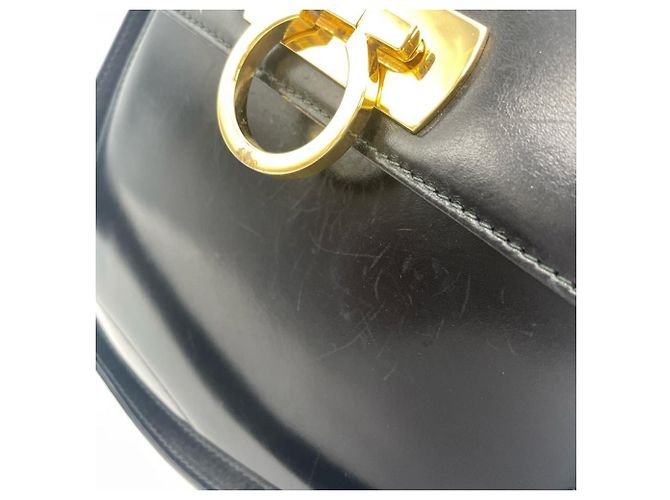 Borsa Mini Gancini Salvatore Ferragamo Nero - vista 6