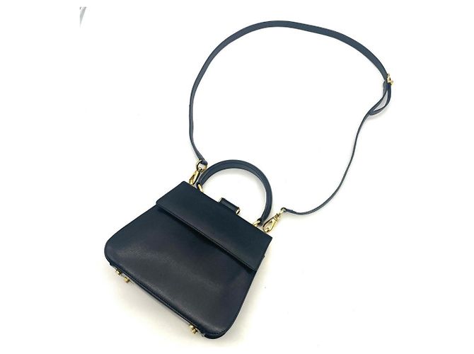 Borsa Salvatore Ferragamo Gancini Mini Clasp Nero - vista 4