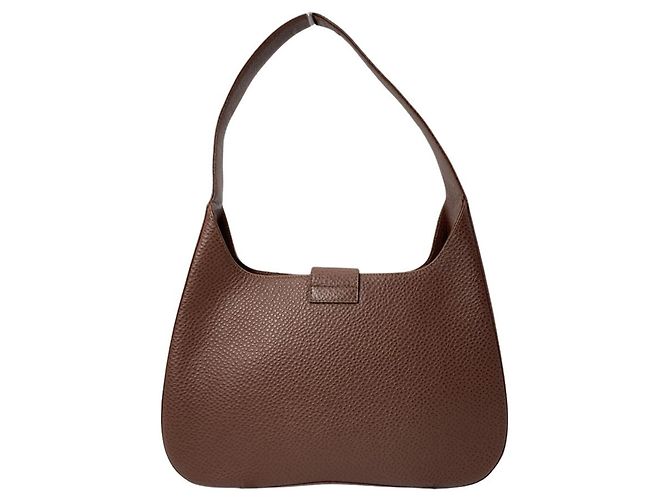 Borsa a tracolla Salvatore Ferragamo Gancini Marrone - vista 2