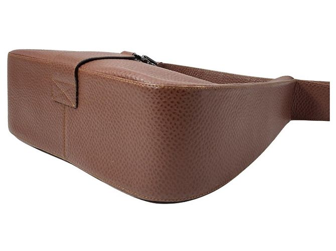 Borsa a tracolla Salvatore Ferragamo Gancini Marrone - vista 3