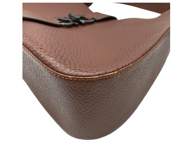 Borsa a tracolla Salvatore Ferragamo Gancini Marrone - vista 6