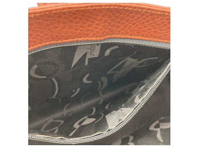 Borsa a tracolla Salvatore Ferragamo Gancini Marrone - vista 9