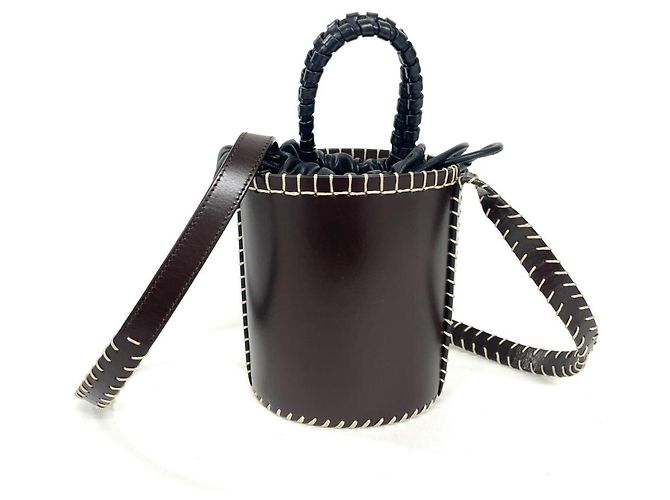 Bolso de hombro bucket Chloé Castaño - vista 3