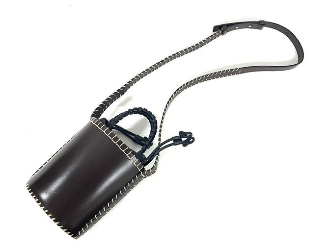 Bolso de hombro bucket Chloé Castaño - vista 4